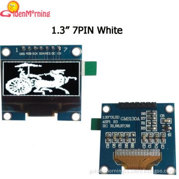 1.3-inch OLED Display Module with 128x64 Pixels Resolution, white color SPI IIC